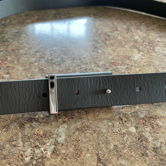 BALENCIAGA Designer Authentic Genuine Leather Olive Women’s Belt Size 100 - Picture 12 of 15